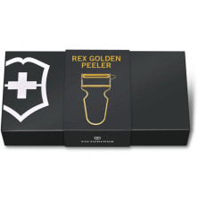 Овочечистка Rex пряме лезо позолота (109x65x13мм)