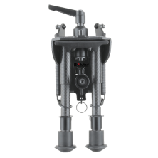 Сошки Vector Optics 155-230 мм на антабку. Карбонове волокно, підпружинені з ричагом