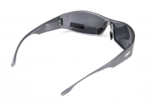 Окуляри Global Vision BAD-ASS 1 GunMetal (gray) чорні в металевій оправі