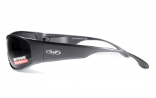 Окуляри Global Vision BAD-ASS 1 GunMetal (gray) чорні в металевій оправі