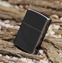 Запальничка Zippo Black Ice, Logo Laser, 150zl