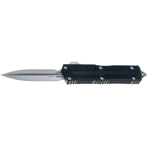 Ніж Microtech Scarab II GEN III D/E-S Stonewash Standard Black
