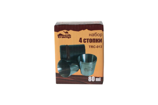 Набір 4 стопки Tramp 80мл UTRC-013