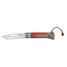 Ніж Opinel №8 Outdoor Earth, Червоний