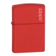 Запальничка Zippo Regular Red Matte