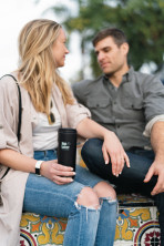 Термокружка Klean Kanteen TKWide Cafe Cap 355 мл-Чорна