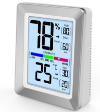 Термогігрометр Technoline WS9460-сріблястий /білий