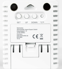 Термогігрометр Technoline WS9460-сріблястий /білий