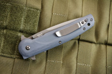 Ніж Kizlyar Supreme Biker-X сірий титан, сталь D2