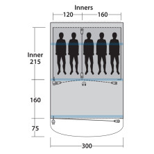 Намет Outwell Lindale 5PA Blue (928271)