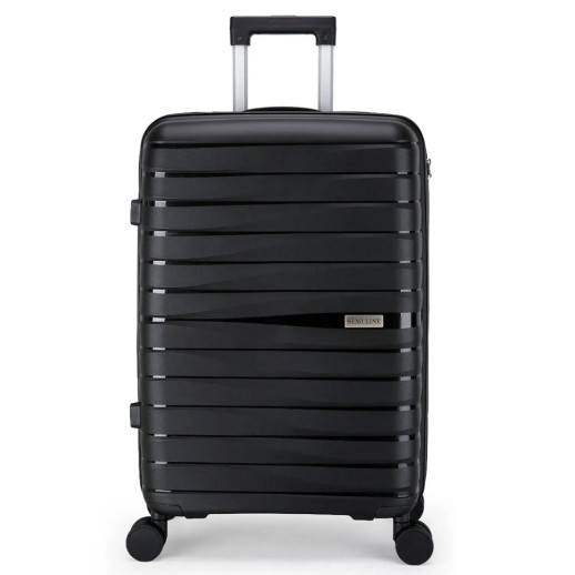 Валіза Semi Line 24" (M) Black (T5794-2)