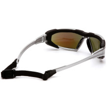 Окуляри Pyramex Highlander Silver (ice blue mirror) дзеркальні сині в сріблястій оправі