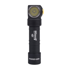 Ліхтар Armytek Wizard Pro V3 Magnet USB+18650 3200mAh Silver XHP50 Теплий
