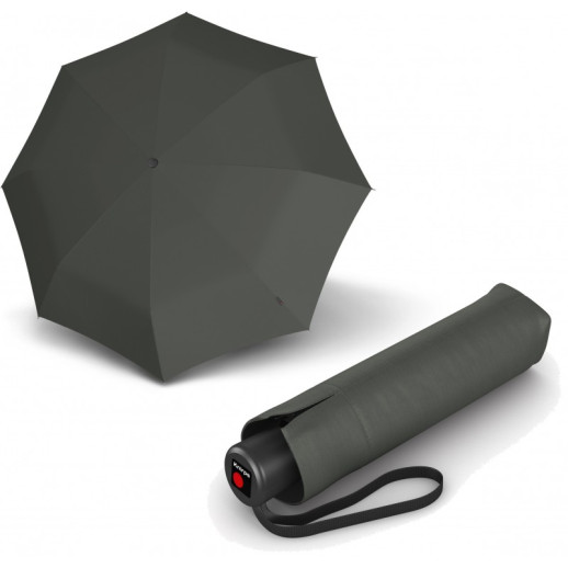 Парасолька Knirps A. 050 Dark Grey хутро /складаний /8спіц /D99x24см