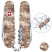 Складаний ніж Victorinox HUNTSMAN ARMY Піксель пісочний з черв. Лого 1.3713.7.W3945p