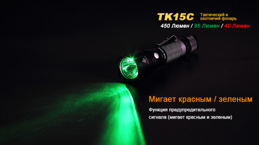 Тактичний ліхтар Fenix TK15C Cree XP-G2 R5