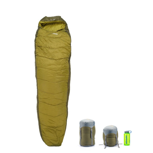 Спальний мішок Pinguin Trekking (1/-5°C), 190 см - Left Zip, Khaki (PNG 238341) 2020