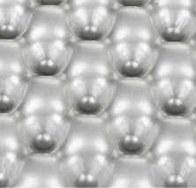 Килимок складний IXPE Naturehike NH19QD008, алюмінієва плівка, 185x56х1, 8 см, сірий