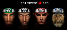 Налобний ліхтар Led LENSER SEO 3, зелений