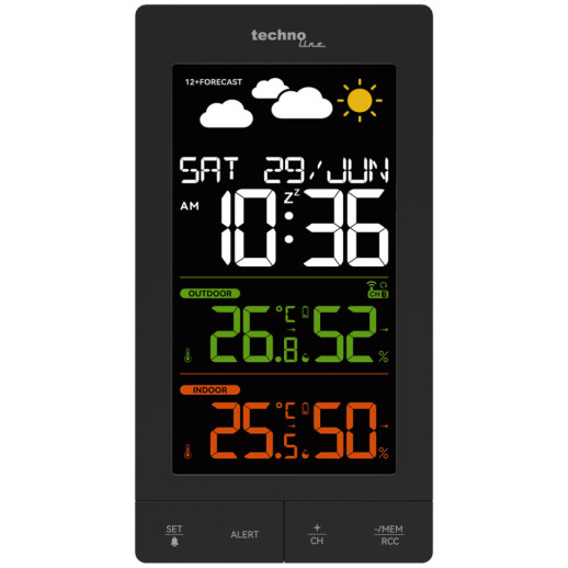 Метеостанція Technoline WS6458 Black (WS6458)