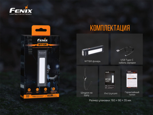 Мультиліхтар Fenix WT16R (вітринний зразок / пошкоджена упаковка)
