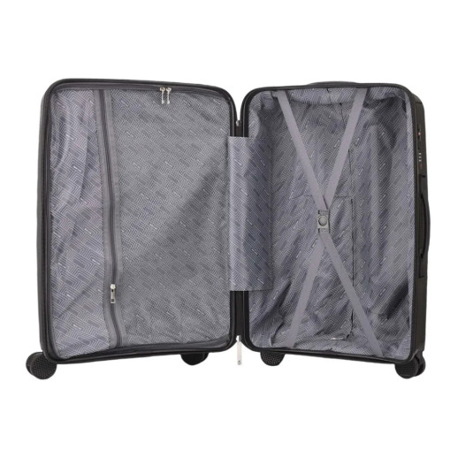 Валіза Semi Line 24" (M) Black (T5826-2)