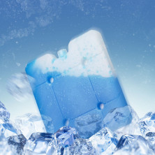 Акумулятор холоду гелевий IceBox, 18,5x16,5x2 см, 400 мл