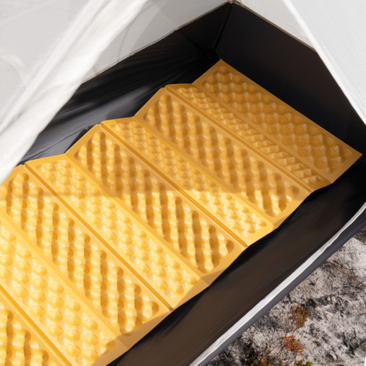 Килимок складний IXPE Naturehike CNK2550WS030, алюмінієва плівка, 18 мм, оливковий-зелений