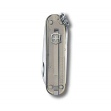 Нож-брелок Victorinox Classic SD Transparent Colors, Mystical Morning (0.6223.T31G) 7 функций, 58 мм, Gift Box