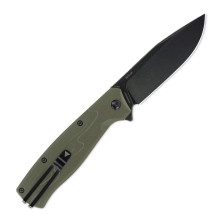 Ніж складаний туристичний SRM (9.2 см) 14C28N / G10 зелений