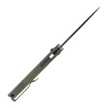 Ніж складаний туристичний SRM (9.2 см) 14C28N / G10 зелений