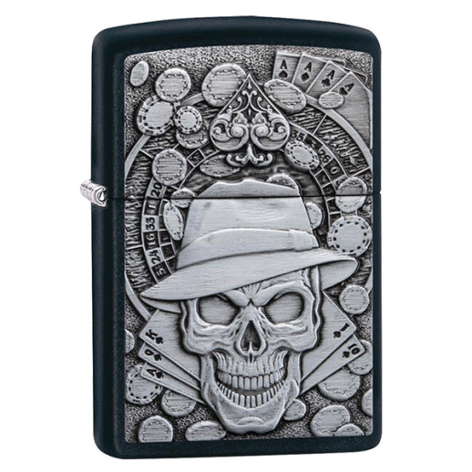 Запальничка Zippo 218 Gambling Skull (49183)