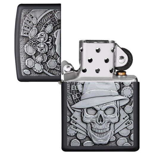 Запальничка Zippo 218 Gambling Skull (49183)