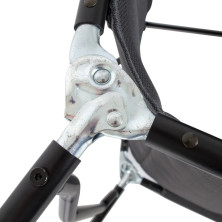 Ліжко розкладне Bo-Camp Sun Lounger With Sunscreen 5 Positions Grey (1304492)