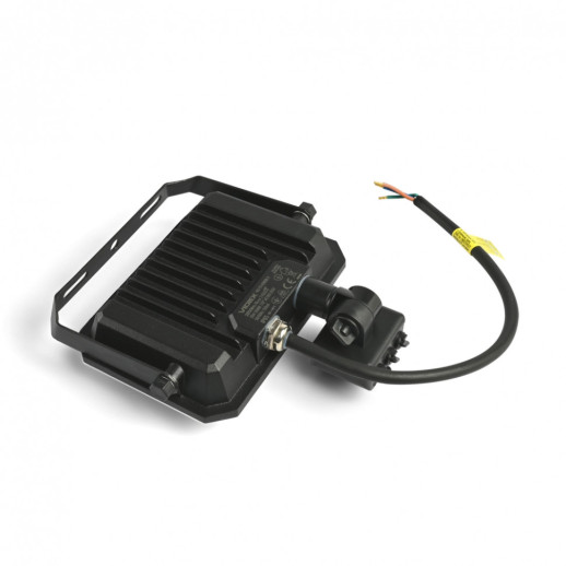 Прожектор VIDEX F3 30W 5000K з датчиком руху 220V Black (VLE-F3-0305B-S)