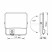 Прожектор VIDEX F3 30W 5000K з датчиком руху 220V Black (VLE-F3-0305B-S)