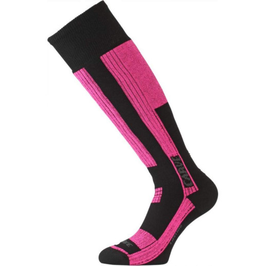Термошкарпетки для лиж Lasting SKG 904 чорно-рожеві, S 