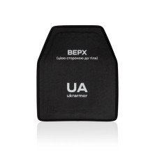 Комплект бронеплит поліетиленових Ukrarmor 3 класу. Вага 2.76 кг. Розмір M (25х30 см.) комплект