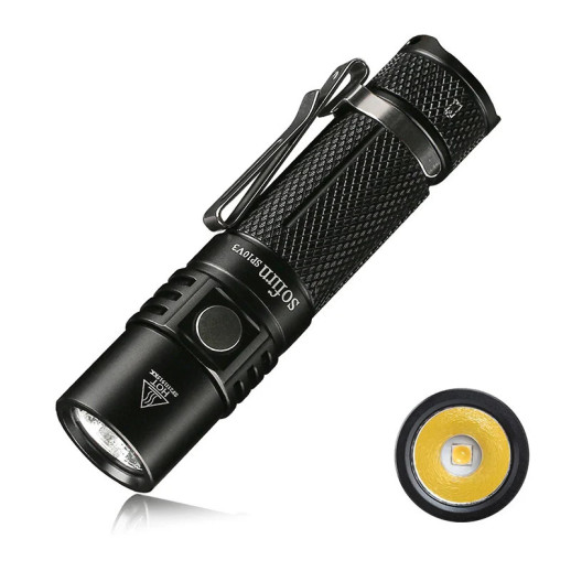 Ліхтар Sofirn SP10V3.0 Mini чорний (відновлений/перезапущено акумулятор)