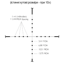 Приціл Hawke Vantage 4-12x40 AO, сітка Mil Dot, 1
