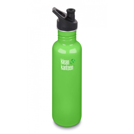 Спортивна пляшка для води Klean Kanteen Classic Sport Cap 800 мл, зелена