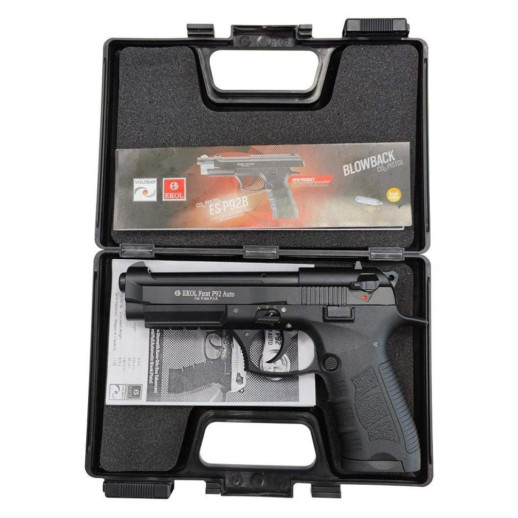 Шумовий пістолет EKOL Firat P92 Auto, калібр 9 мм P.A.K., чорний