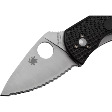 Ніж Spyderco Ambitious, serrated black (C148SBK)