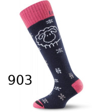 Термошкарпетки для лиж Lasting SJW 903 дитячі чорно-рожеві XS