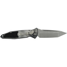 Ніж Microtech Socom Elite Auto Weathered Metal Tanto Edge Apocalyptic natural clear