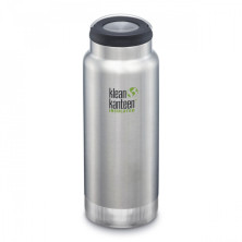Термобутилка Klean Kanteen tkwide loop Cap матова нержавіюча сталь 946 мл