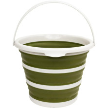 Відро Tribe Water Bucket 10 л силіконове T-FJ-0048, olive