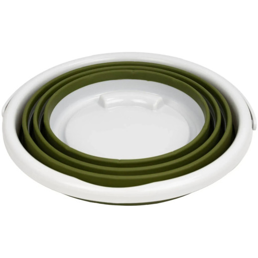 Відро Tribe Water Bucket 10 л силіконове T-FJ-0048, olive