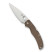 Ніж Spyderco Native Chief, Brown Canvas Micarta brown