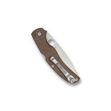 Ніж Spyderco Native Chief, Brown Canvas Micarta brown